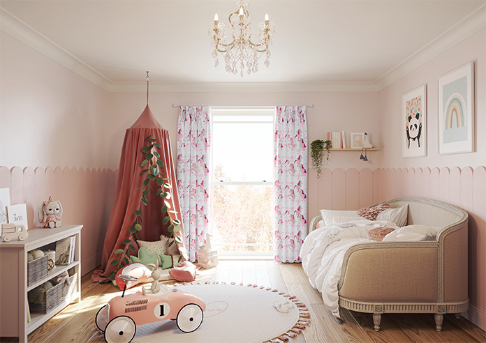 Unicorn Magic, Pink - Made to Measure Curtains - Image 14